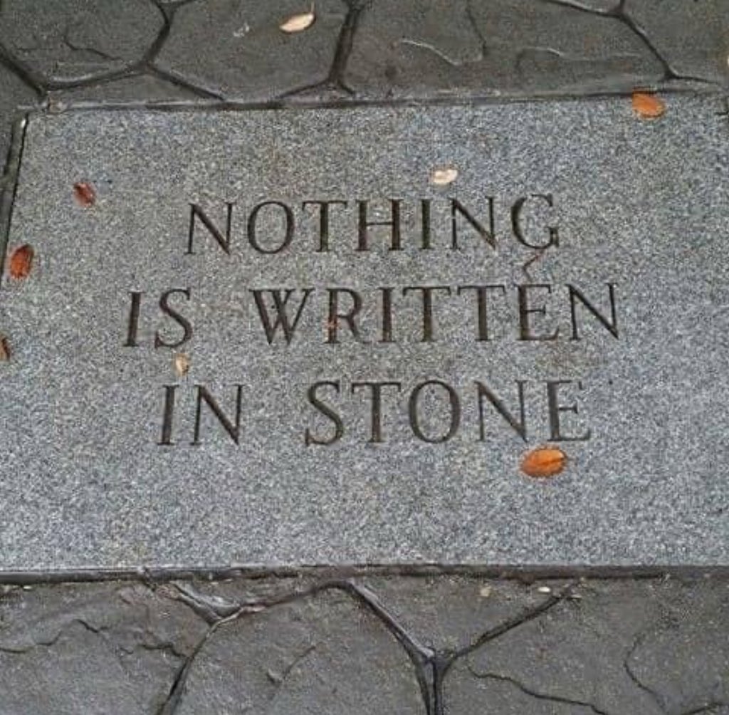 GabbyDarko's tweet photo. Don’t let it shock you if what you see as a done deal ends up a dud deal. Below was written on stone but the message is clear and true. https://t.co/CuVBMBVKFc