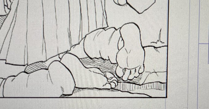 スキャンして2値化するとだいぶスッキリするねんな。アナログ時点でどこまで線に残るかわからんからここでようやく完成形がイメージできるかも 