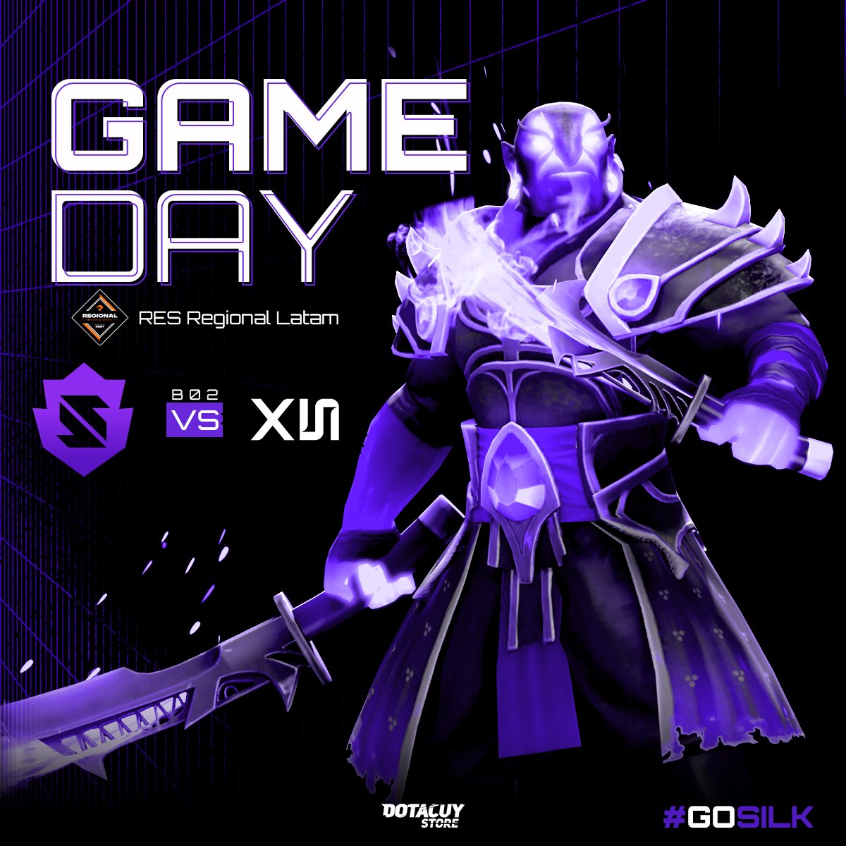 🔥 ¡VAMOS POR LA CLASIFICACIÓN!🔥

Hoy tenemos un partidazo en la RES Regional Latam, vamos por el liderazgo de nuestro grupo y la clasificación directa a semifinales 💪🏽

🆚 <a href="/x5gamingdota/">x5 Gaming 🇧🇷🇵🇪🇦🇷</a> 
⏰ 14:00 🇵🇪
🏆 Fase de grupos
🟪 twitch.tv/relog_en2

#GOSILK