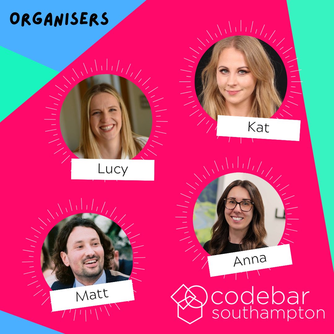 📣 ANNOUNCEMENT 📣 We are very excited to welcome two new organisers, Kat & Matt, to the codebar Southampton fold! 💻 We are a tech community around Soton. Want to know more,head to codebar.io/southampton and subscribe to be the latest to hear about upcoming events 📆
