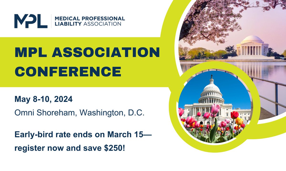Join your colleagues at the MPL Association Conference in D.C. this May! Early-bird rate ends on March 15—register now and save $250! bit.ly/41hgDeY