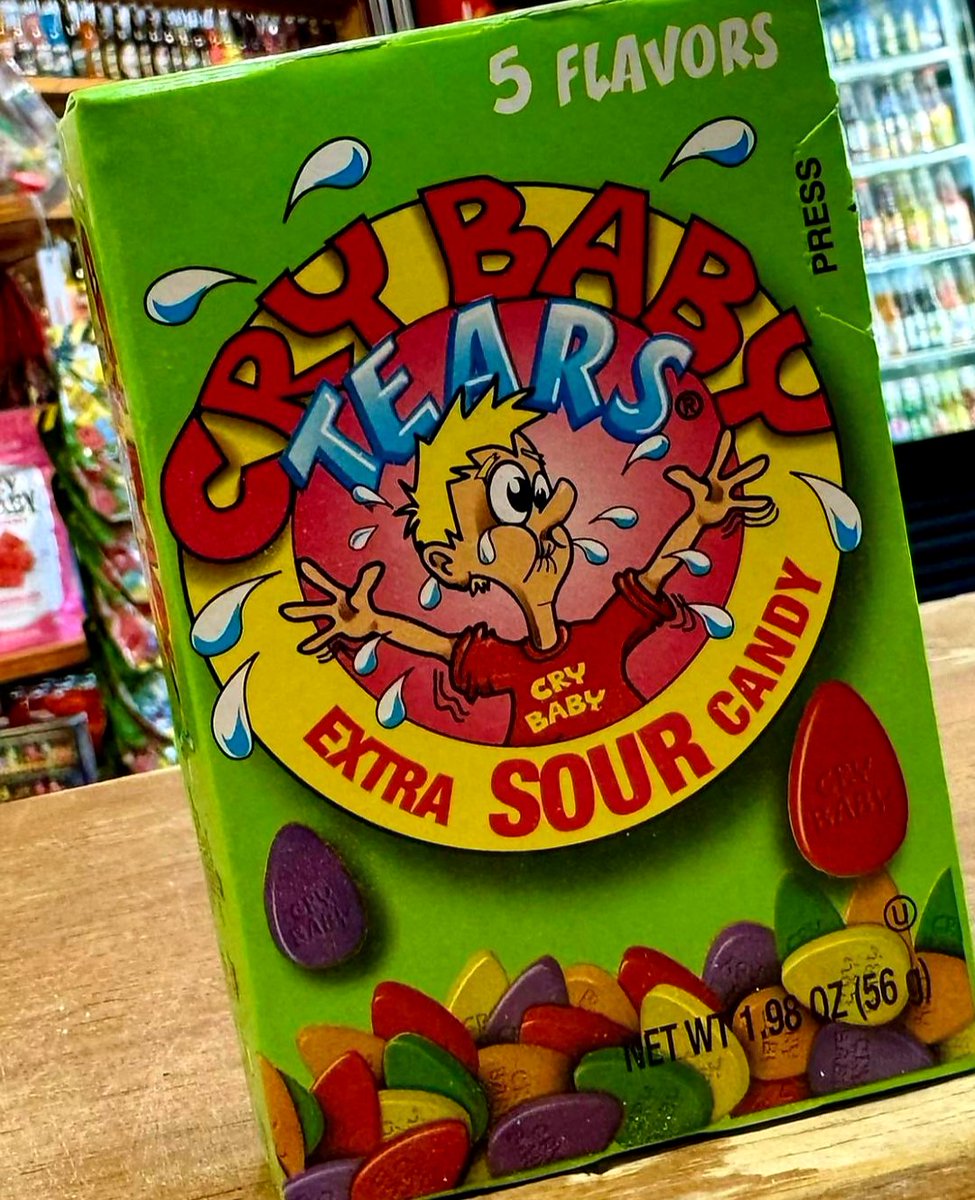 We'll give you something to cry about! 🚀 #rocketfizz #crybaby #sourcandy #candy *products vary by location* 📷: Rocket Fizz Kalamazoo, MI