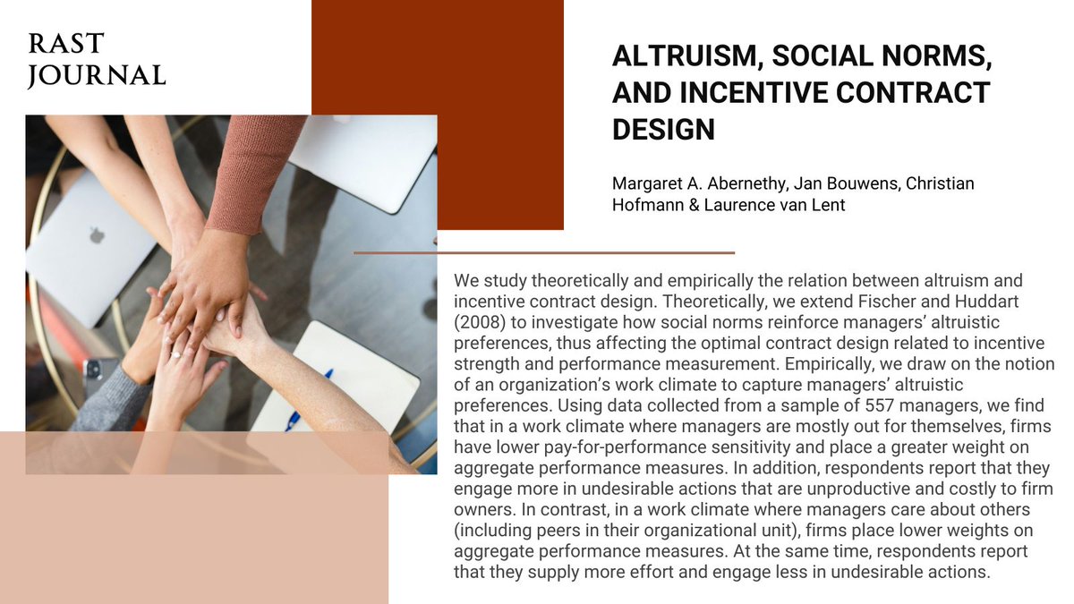 Review of Accounting Studies tweet media