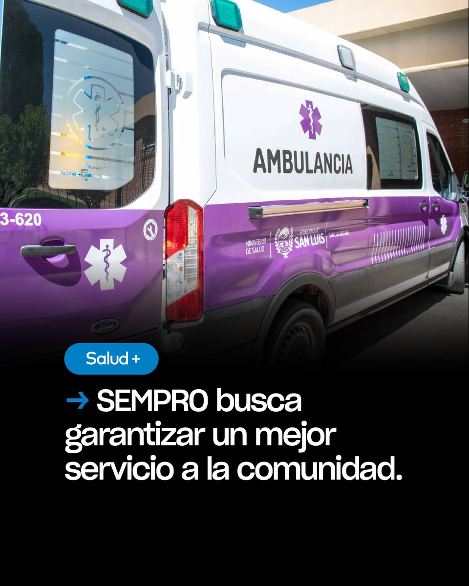 SanLuisMasOk's tweet image. 🔵 El equipo de SEMPRO, nuestro servicio de emergencias médicas provincial, está comprometido con la mejora continua de su eficiencia y agilidad operativa para brindar un mejor servicio a la comunidad.
🌐 Todo lo que necesitas saber te lo informamos en San Luis +.
#SEMPRO