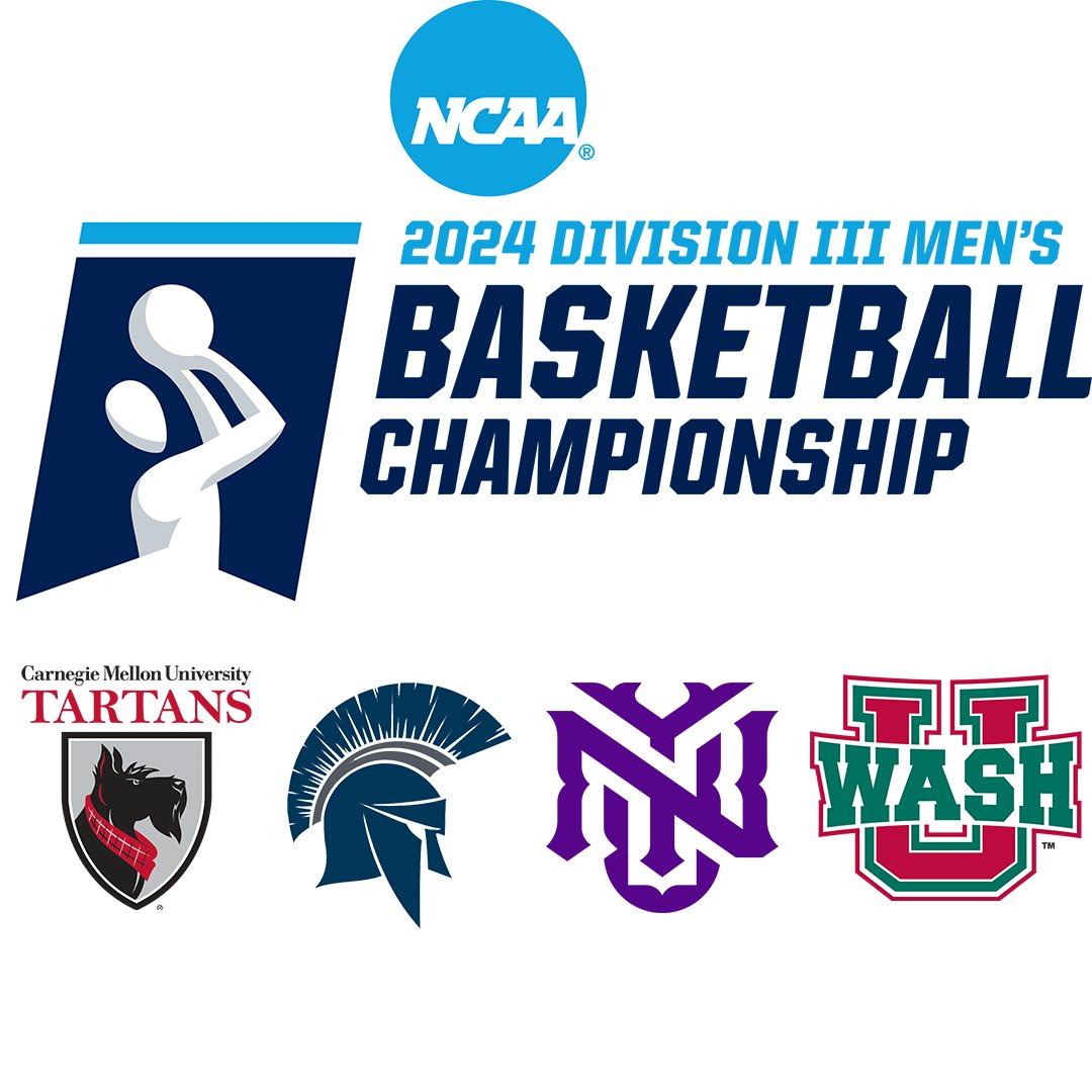 uaa_sports's tweet image. Congratulations to our four teams who earned bids to the 2024 NCAA Division III Men's Basketball Championship!

WashU joins UAA co-champions CWRU and NYU in hosting first two rounds; Carnegie Mellon is headed to D.C.
