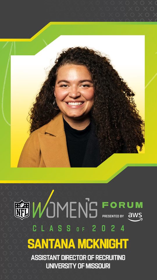 SantanaMcKnight's tweet image. I’m excited to announce that I’m a participant of the 2024 @NFL Women’s Forum at the Combine in Indy. I look forward to connecting with industry leaders as I continue to grow in my career. Can’t wait to see where this opportunity will take me! #FuturelsNow.