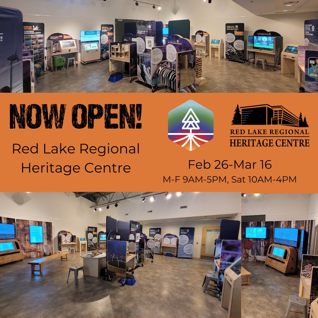 The Our Climate Quest exhibit is NOW OPEN in Red Lake, Ontario until Mar16! 

OCQ was made possible through generous support from ECCC. Check out the link in our bio to learn more! 

#climateaction #ourclimatequest #RedLake #NorthernOntario #sciencenorth #exploreON #RLRHC