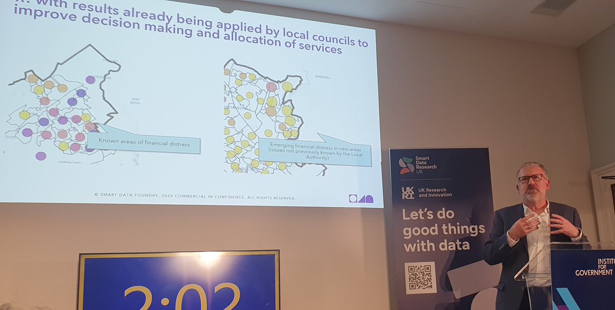 @FrankGauldSDF outlines how banking data can gives us a richer understanding of economics of communities and use of financial support #ifgdatabites