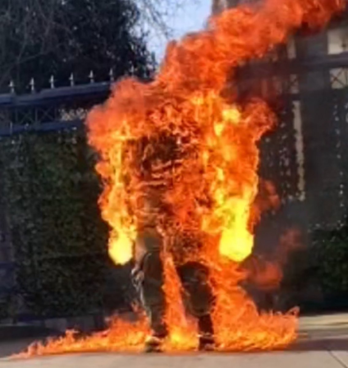 SprinterPress's tweet photo. An American soldier named #AaronBushnell , who set himself on fire in Washington to protest the misdeeds of the Israel against the Palestinians, is now a global hot name.
You can participate in the global protest on social network X with this person's hashtag https://t.co/neZ5ST5SmO