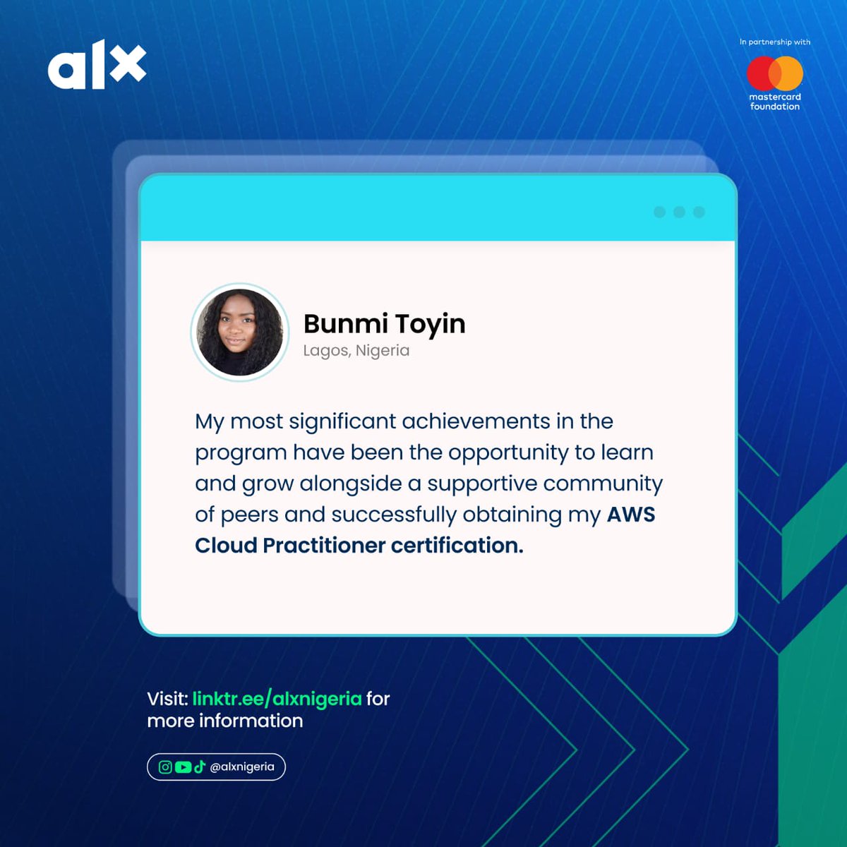 AyooluwaOloyede's tweet photo. Join us at ALX, let's do hard things together๐ฏ.
Application for the ALX Front-End and Back-End Web Development program closes tomorrow
Apply Here ๐
Front-end: https://t.co/fKXO0M76l1
Back-end: https://t.co/qUqGdaKCwr
#ALXBackEndWebDev #ALXFrontEndWebDev #ALX_SE #TechOpportunity https://t.co/n6NhPqqAB2