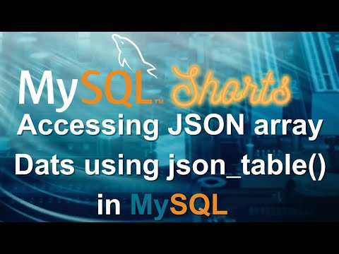 sebaenetworks's tweet image. Episode-044 - Accessing JSON array Dats using json_table() in MySQL #Function #json_table #shows #this #video
tinyurl.com/2burowh3