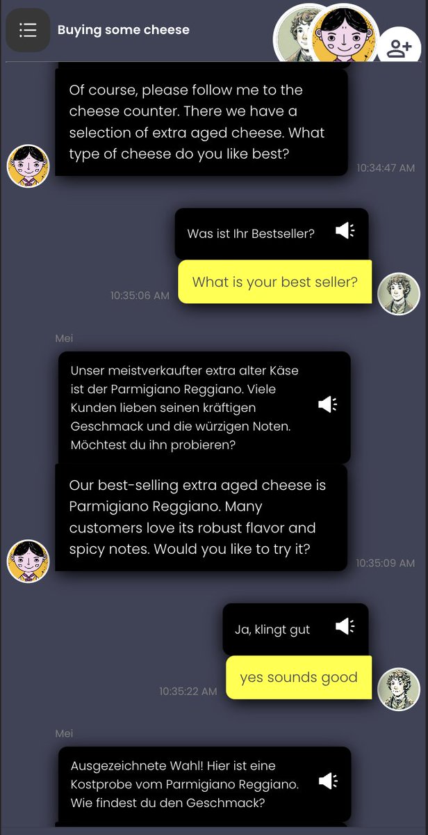 BabbleonAI's tweet image. Sometimes you just need to buy cheese ...

#buildinpublic #translation #langchat

chat.babbleon.ai