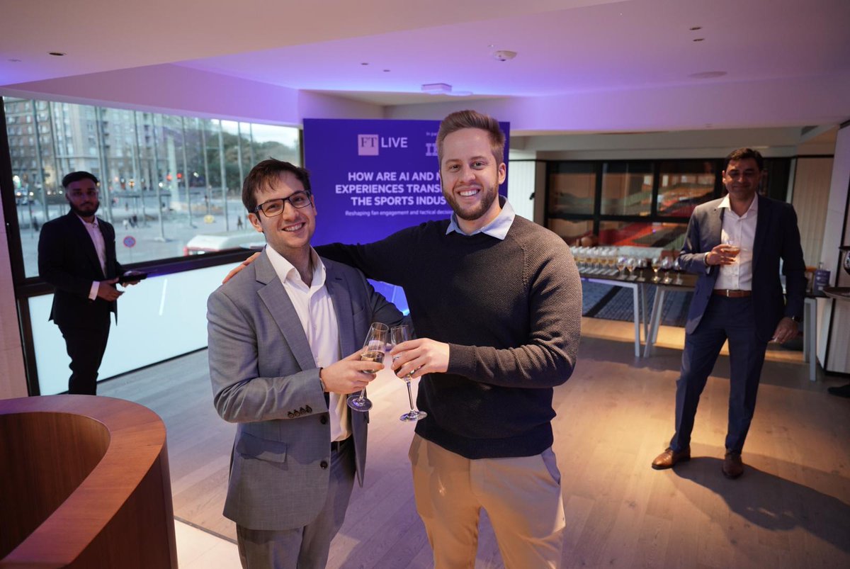 Highlights from tonight's drinks reception with <a href="/IBM/">IBM</a> on the sidelines of MWC: @JavierespFT sat with experts <a href="/farrari/">Kevin Farrar</a> &amp; Elías Zamora Sillero from <a href="/SevillaFC_ENG/">Sevilla FC</a> as they discussed how AI and mobile experiences are transforming the sports industry. 
bit.ly/3SuIwfi
#MWC24