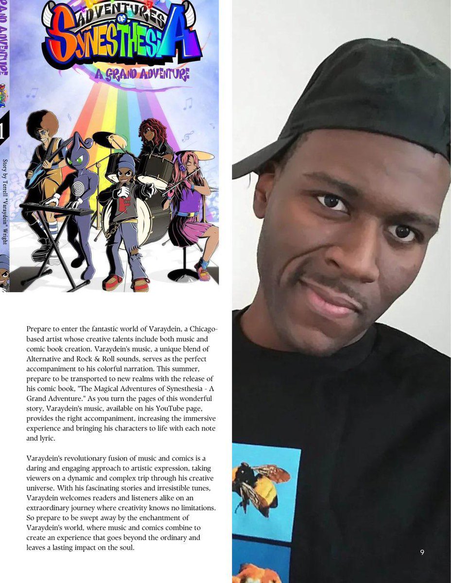 TheMagicalAdven's tweet photo. Wooooooooow, my manga The Magical Adventures of Synesthesia is really in a magazine during black history month. SLNP Unsigned Vol. 4. is available on Amazon!!
https://t.co/3mr9QfoUZq
#tmaos #anime #manga #slnp #Magazine https://t.co/sTwcIwzRlr