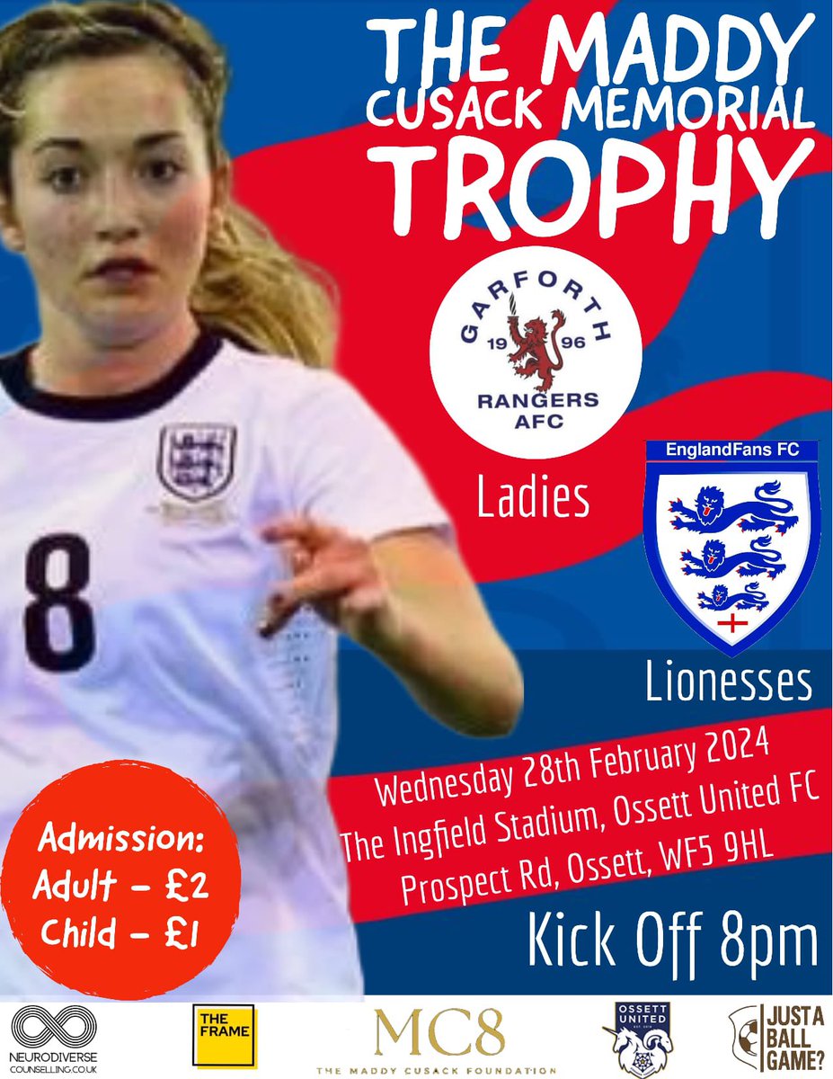 clozza199916's tweet photo. One last push, come along and watch this game all proceeds go to the @MC8_Foundation  let’s support  @WRCWFL @WestRidingFA https://t.co/6Hq9bzsxHw