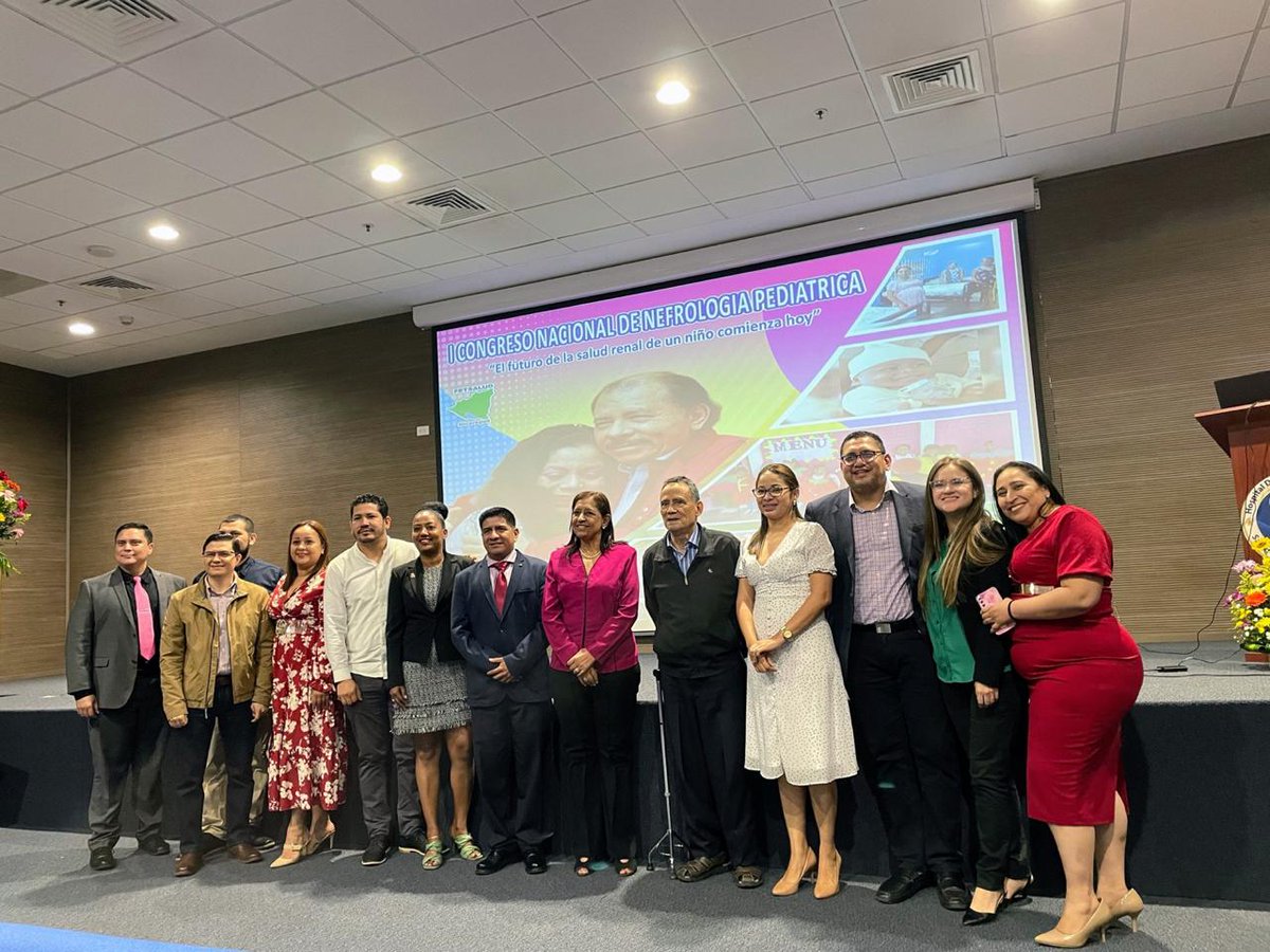 OsmaryAlAr's tweet photo. Congreso se Nefrología Pediátrica 🇳🇮 en el norte del pais y nuestra Capital,con el lema: "El futuro de la salud renal en un niño comienza hoy" con participación de diferentes especialistas y Nefrólogos Pediatras extranjeros y Nicaragüenses 🤝 @ItzacheltR @RubenYassir @Gmilito88 https://t.co/rn6Q2qWCcF