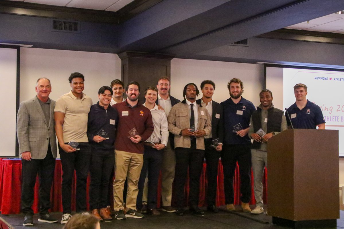 Congrats to those recognized at this morning's Scholar Athlete Recognition for having a 3.5 or higher GPA! #OneRichmond