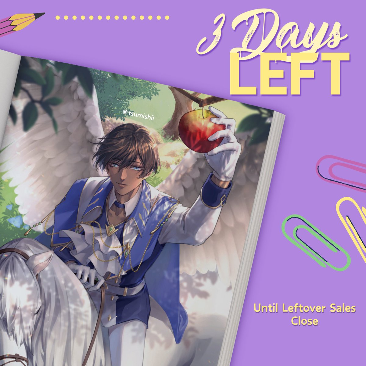Reminder that leftover sales are open for THREE MORE DAYS❗️🐏

Some merch items are running out, this is your last chance to get something from the Newspaper Club while it's still available! 

Leftover sales will be open from February 3rd - February 29th. All sales are final 📣‼️