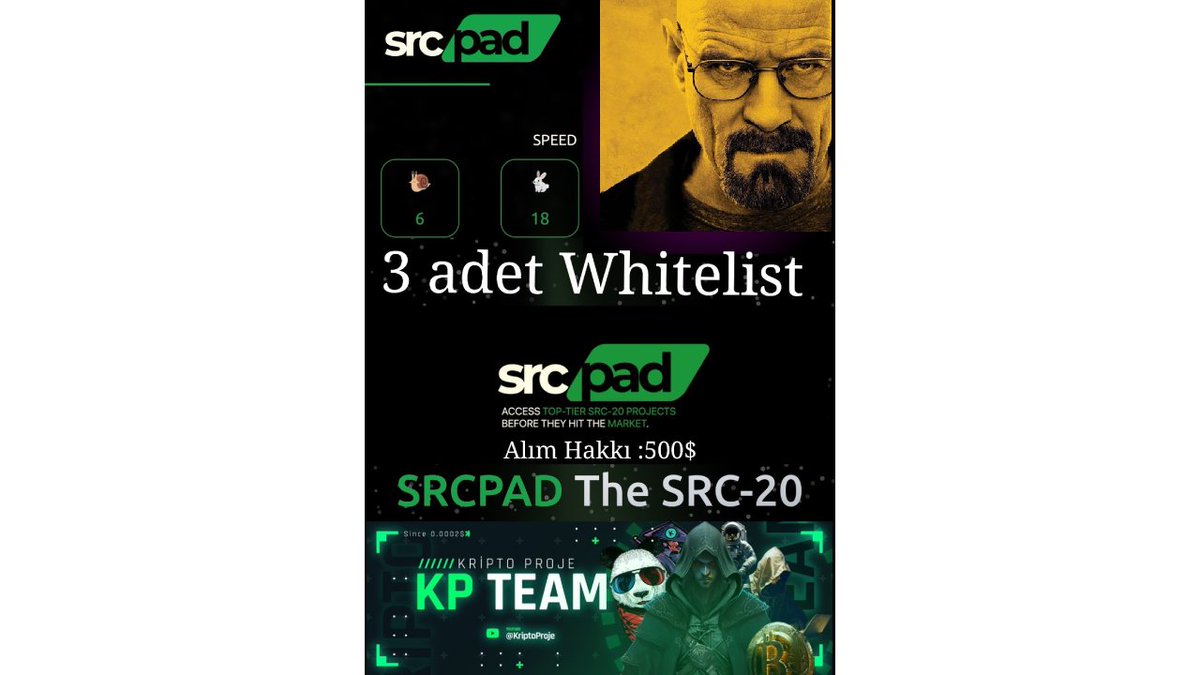 🚀 Hey dostlar, harika bir fırsatla Karşınızdayım Kazanların  Teşekkür Edecegi Bir Çekiliş Olacak! #SRC20'lerin vazgeçilmez kurucularının yarattığı #srcpad ön satışına katılma şansı!

✨ Katılım için yapmanız gerekenler çok basit:

1️⃣ @noobodyy_btc  ve <a href="/srcpad_pro/">SRCPad | Official Launchpad & Marketplace</a> hesaplarını