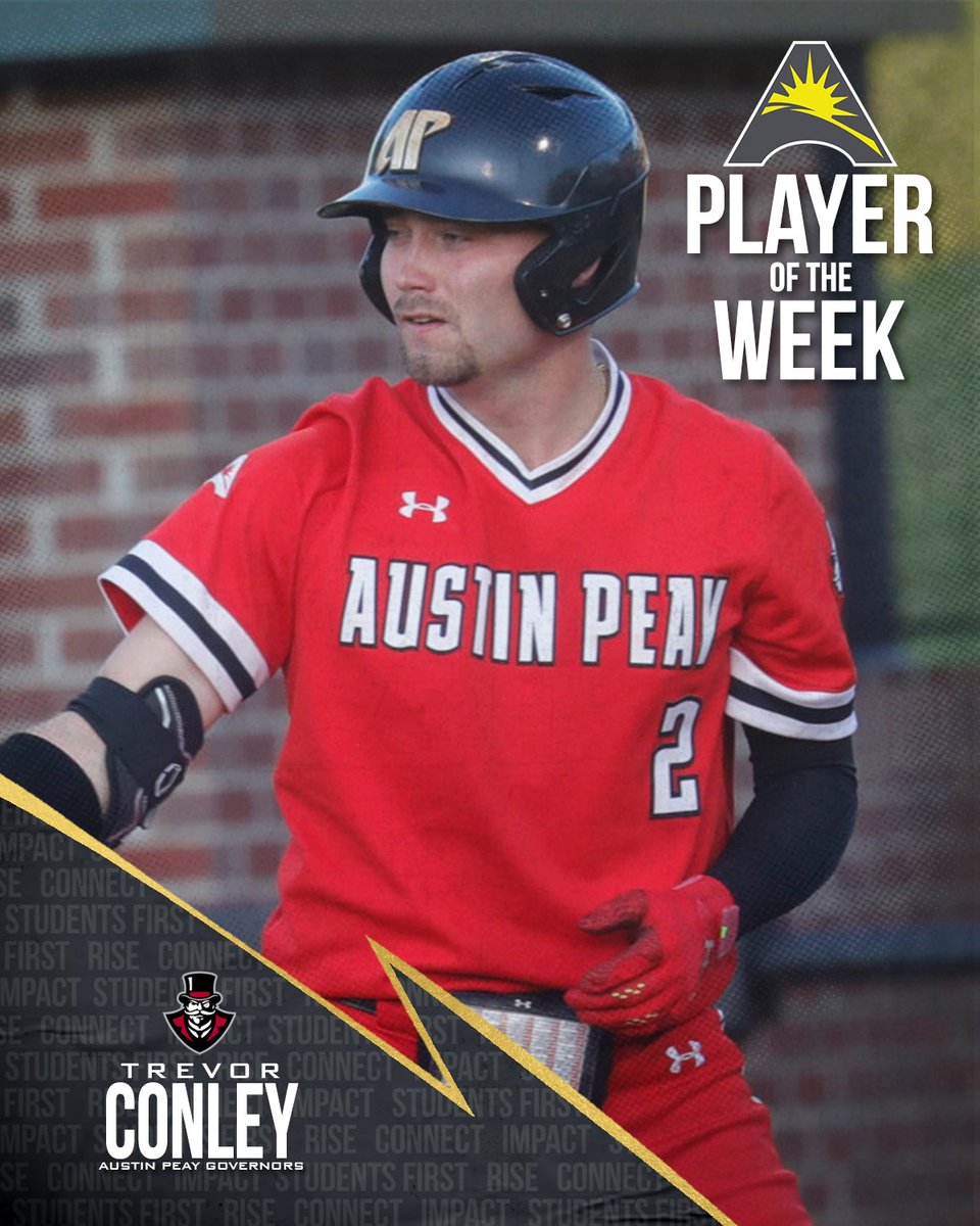 Atlantic Sun Conference (@asunsports) on Twitter photo Bring out the brooms.....<a href="/GovsBSB/">Austin Peay Baseball</a> SWEEPs up the #ASUNBSB Weekly Awards! ⚾️
🔴Andrew Devine, APSU
🔴Trevor Conley, APSU
📰 | asunsports.org/news/2024/2/26…
#ASUNBuilt | #LetsGoPeay Bring out the brooms.....<a href="/GovsBSB/">Austin Peay Baseball</a> SWEEPs up the #ASUNBSB Weekly Awards! ⚾️
🔴Andrew Devine, APSU
🔴Trevor Conley, APSU
📰 | asunsports.org/news/2024/2/26…
#ASUNBuilt | #LetsGoPeay