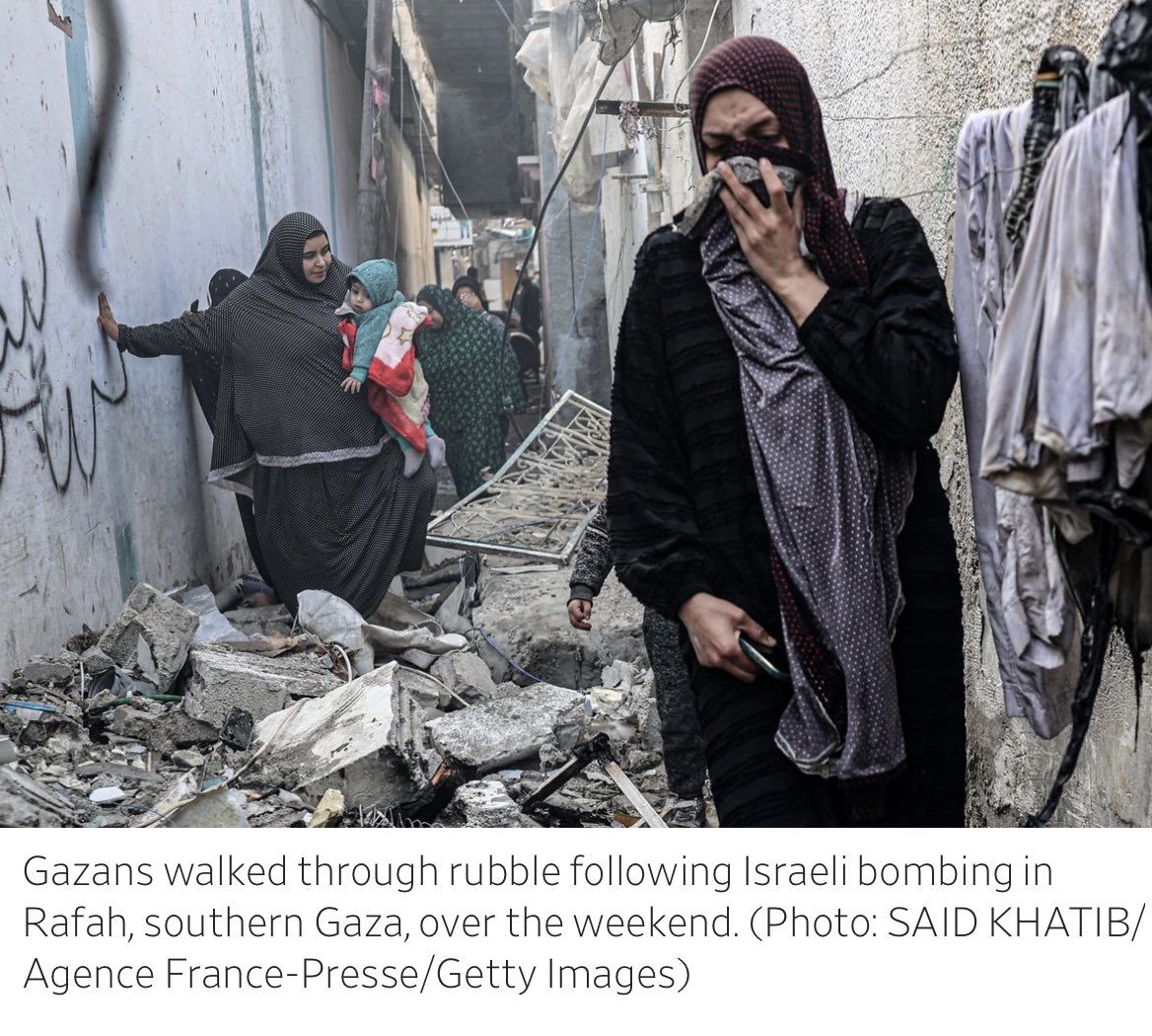 ThatLittleAnt's tweet photo. @Will_Tanner_1 You can see that starvation’s hand is upon the Palestinians in this Getty image photo from February 24. Published Wall Street Journal, February 26. https://t.co/Ays2VllcGr