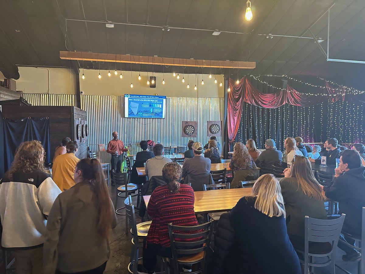 Droughts, Snomegeden, Floods and Now What?  It was low weather freakoutness during a colloquium talk given by alumni TimB from <a href="/NWSReno/">NWS Reno</a>. Thanks to <a href="/have_shovel/">Rachel Kozloski</a> for organizing. #NevadaWater #gphs