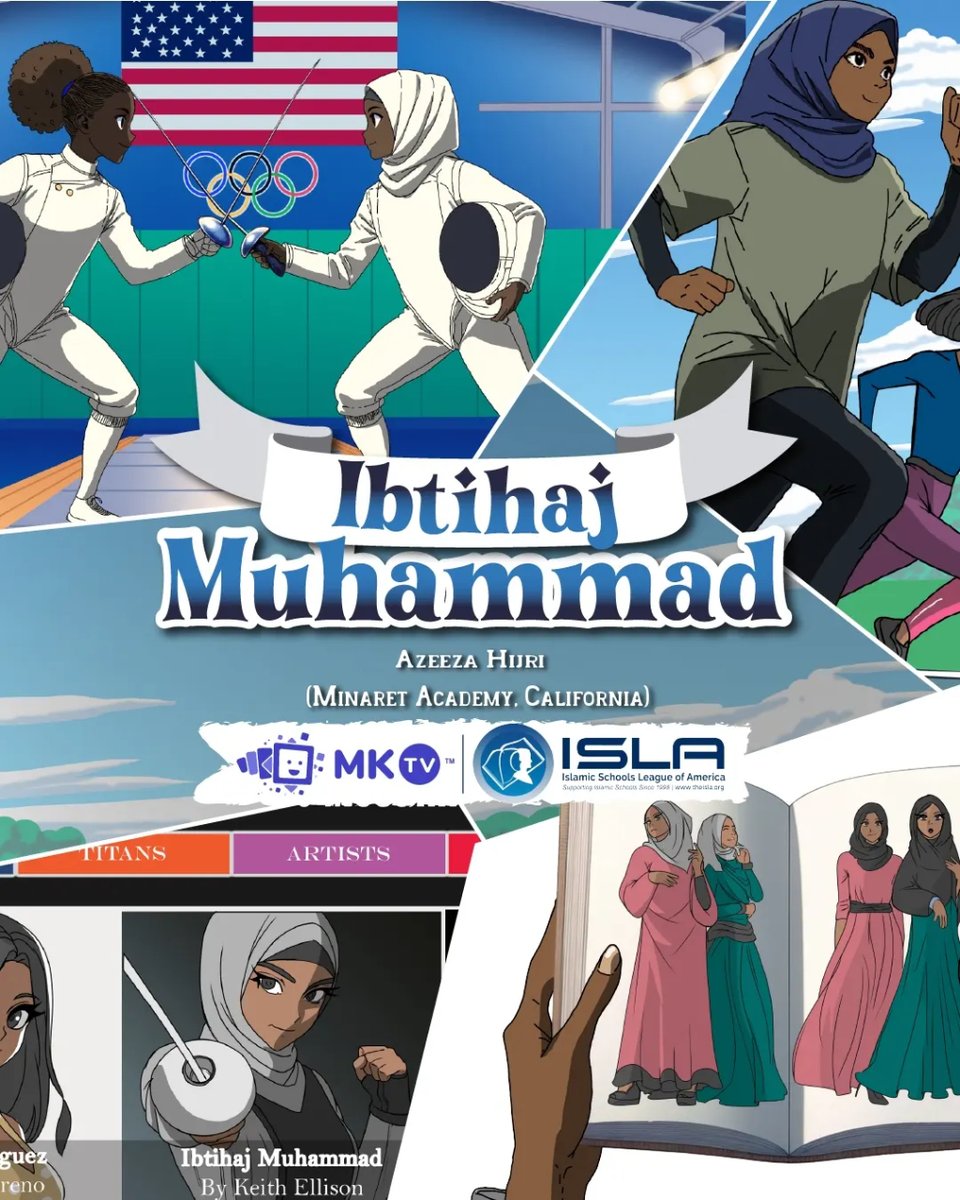 Ibtihaj Muhammad ~ An entrepreneur and advocate for Muslim and African American women in sports, Ibtihaj inspires others to defy the limits society places on them. Watch Now at MuslimKis.TV 🖥

#MuslimKidsTV #blackhistorymonth #IslamicHistory