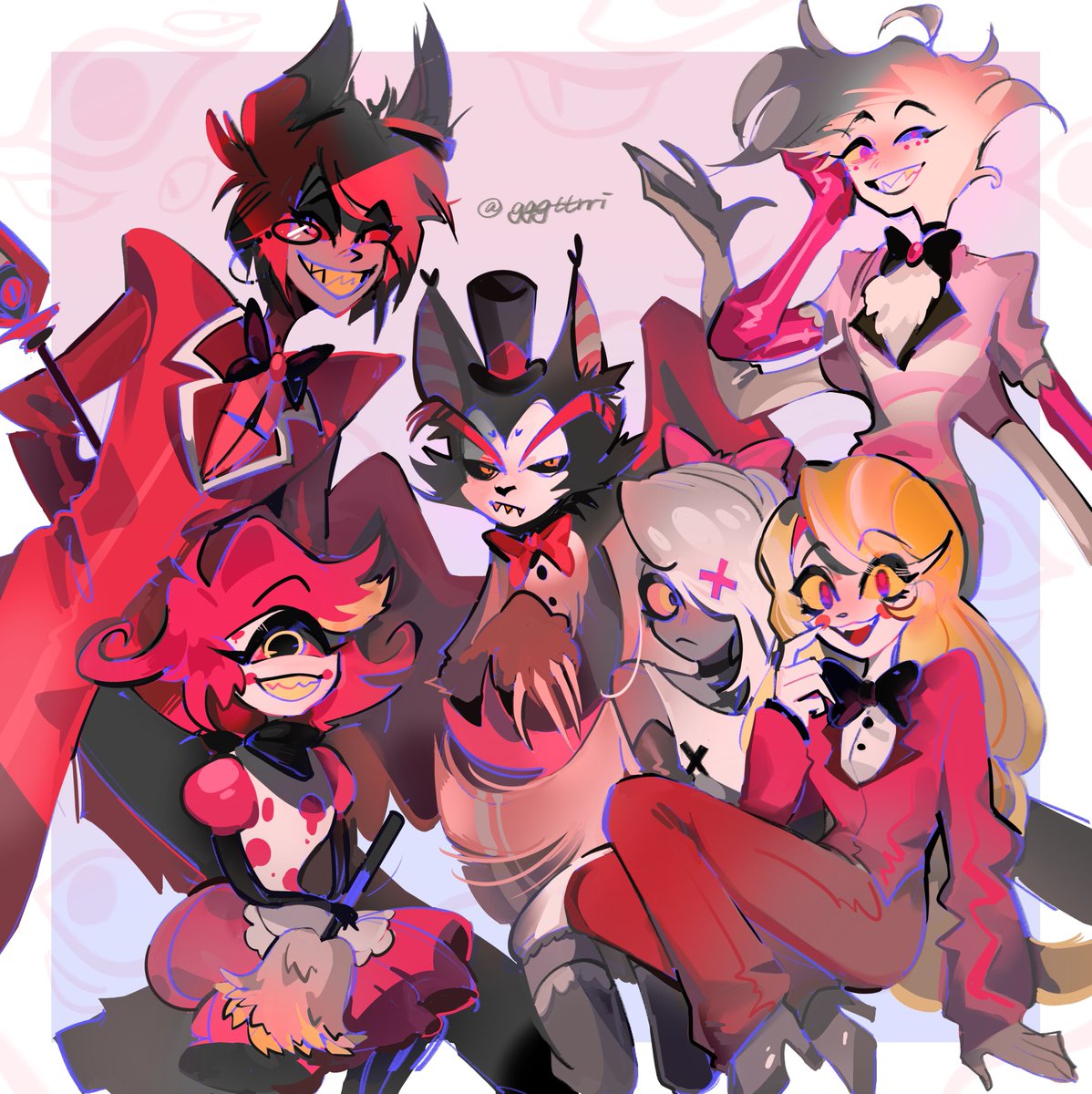gabeirg's tweet photo. watched the pilot for the first time yesterday 

#HazbinHotelFanart https://t.co/rXNia3paL2
