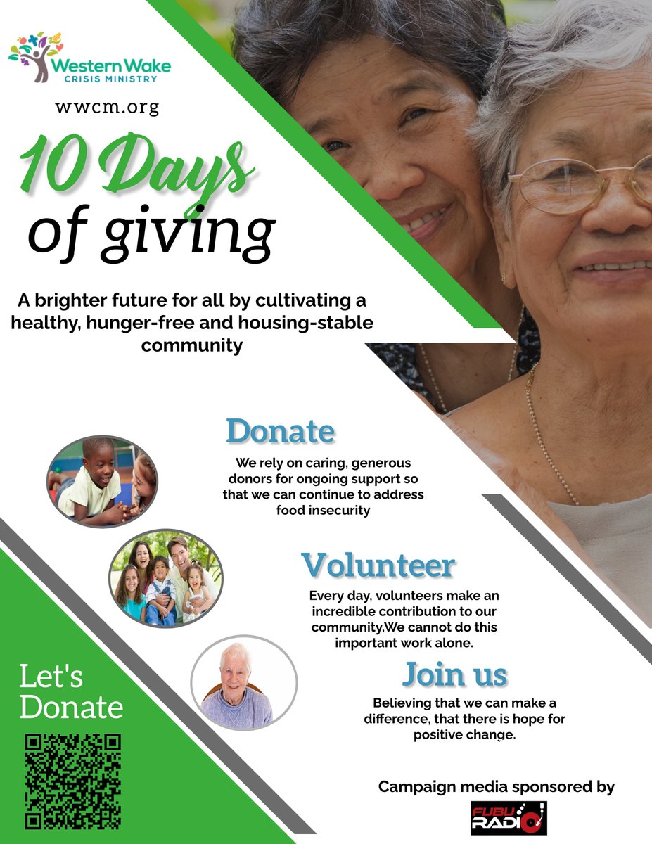 #5daystogo to raise $10,000 to support our mission of partnering with those in crisis, helping them gain stability through basic support for food, financial/housing assistance, education, and opportunity. Click that share button!
paypal.com/donate/?cmd=_s…...

#10DaysofGiving
