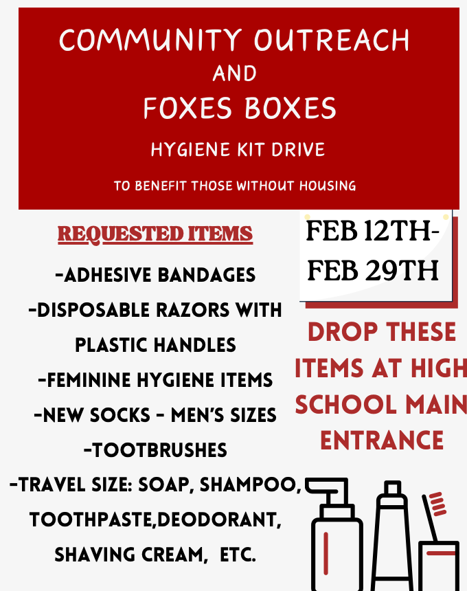 fc_outreach's tweet photo. Please donate for our service project! We plan to make hygiene kits for those without homes this Friday during Super QRT! #FCProud #BeTheChange https://t.co/By0QRmaSpz