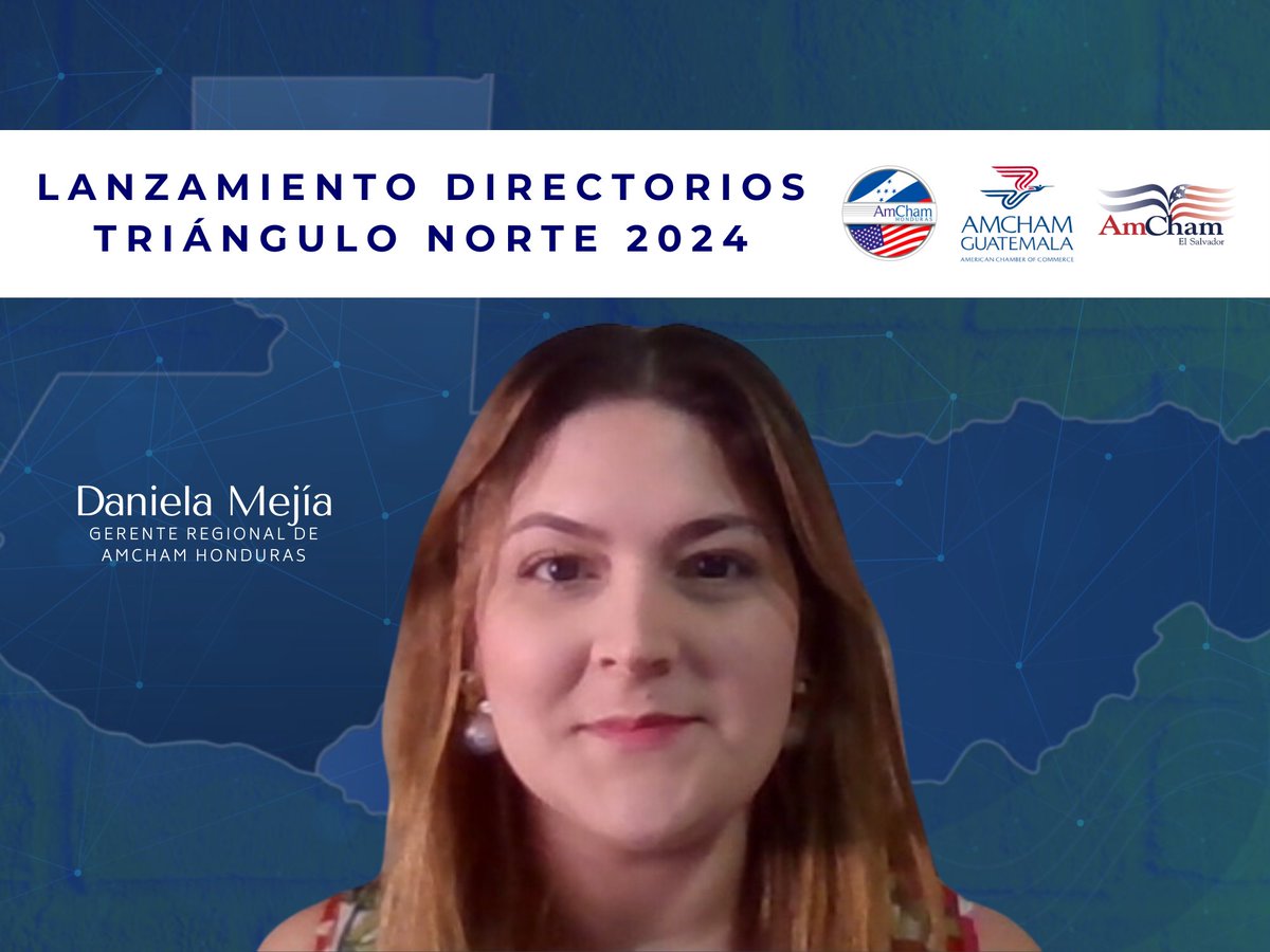 AmChamHonduras's tweet photo. evidenciando nuestro compromiso con el fortalecimiento empresarial y la promoción del comercio e inversión. Estamos entusiasmados de facilitar esta plataforma que fomenta el crecimiento económico y la prosperidad en el Triángulo Norte. https://t.co/zESKRHTDV6