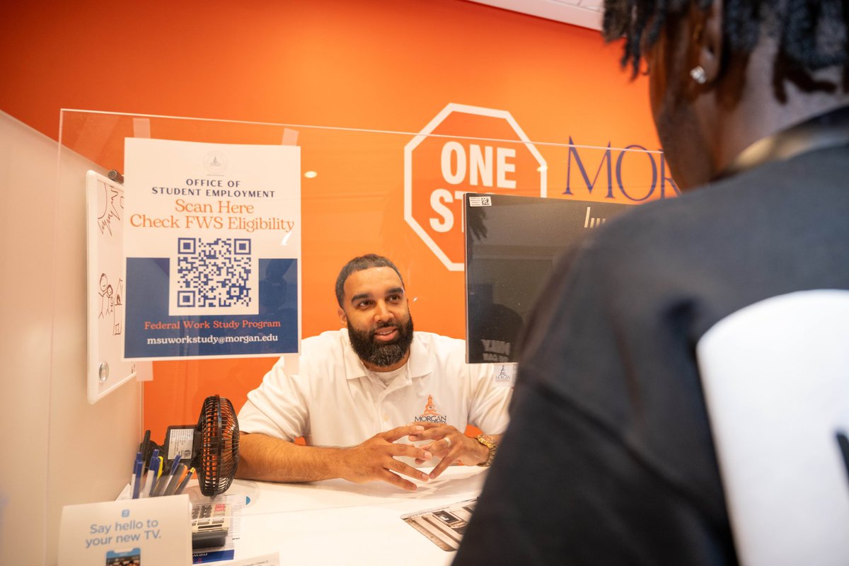 MorganStateU's tweet photo. Did you know our Bear Essentials One-Stop Student Services Center has revolutionized student support? Find out how its innovative approach serves our growing student body. 📰 https://t.co/N9JFSW9Iol https://t.co/zWJqqyshwm