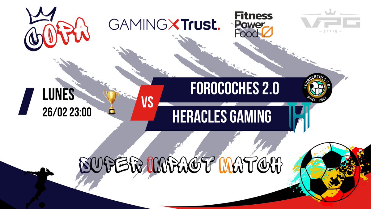 Virtual Pro Gaming España (@vpg_spain) on Twitter photo 🏆¡Lower Bracket COPA <a href="/Trust_Spain/">Trust España</a>!
📌¡El que pierda queda eliminado!
⏰ 23:00
📲 <a href="/FCocheseSports/">ForoCoches eSports</a> 🆚 @Heracles_Gaming
⏰ 23:30
📲 Ganador de la eliminatoria 🆚 <a href="/eRealSociedad/">eReala</a>
🎙️ <a href="/LeonidasMadiba/">LeoMadiba</a> <a href="/RoberEsp/">Roberto Adrián</a> <a href="/jottakao/">Juan 'JotaKao' Barros</a>
📺 twitch.tv/vpg_spain
#SomosTuLiga @trust_spain 🏆¡Lower Bracket COPA <a href="/Trust_Spain/">Trust España</a>!
📌¡El que pierda queda eliminado!
⏰ 23:00
📲 <a href="/FCocheseSports/">ForoCoches eSports</a> 🆚 @Heracles_Gaming
⏰ 23:30
📲 Ganador de la eliminatoria 🆚 <a href="/eRealSociedad/">eReala</a>
🎙️ <a href="/LeonidasMadiba/">LeoMadiba</a> <a href="/RoberEsp/">Roberto Adrián</a> <a href="/jottakao/">Juan 'JotaKao' Barros</a>
📺 twitch.tv/vpg_spain
#SomosTuLiga @trust_spain