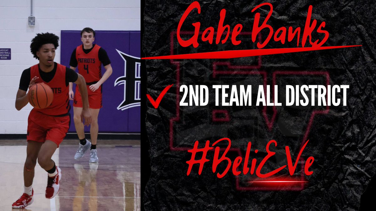 So proud of @GabeBanks11652! Was tough in the paint for us all season! @EastViewHS @EVPatTrack @michaelwall1212 @EvPatriots #BeliEVe