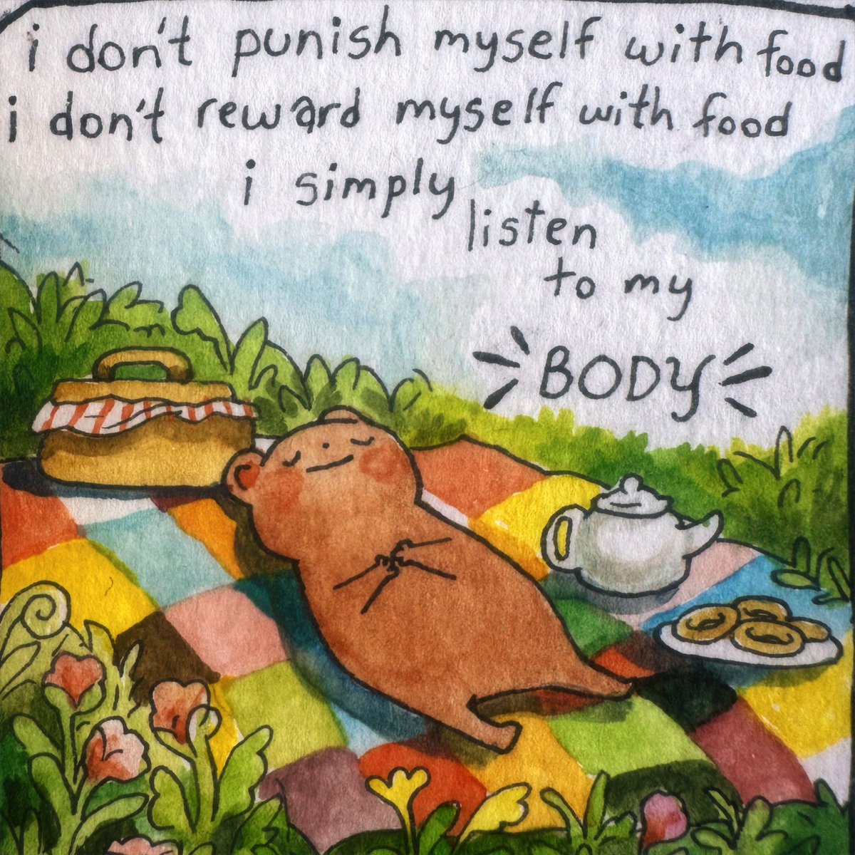 I trust and honor my body💙