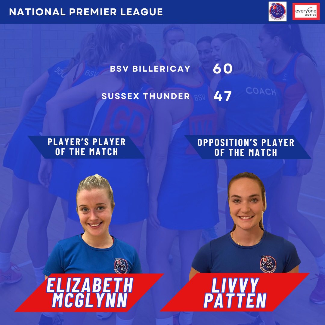 What a result from #TeamBill Prem ❤️💙 well done 👏🏻 Lulley 👏🏻 Liv 👏🏻 on their POM awards ❤️💙