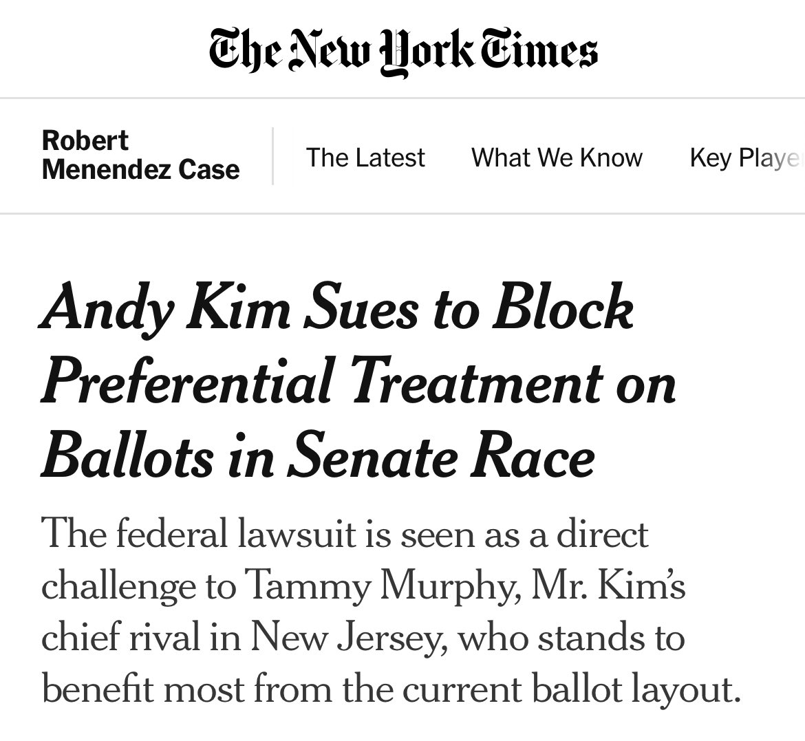 The broken politics in New Jersey needs to end once and for all. Today I am filing suit and seeking an injunction to stop the corrupt county line system for this June 4 primary and to abolish it permanently going forward. 49 states use fair ballots; it’s time NJ does too. THREAD