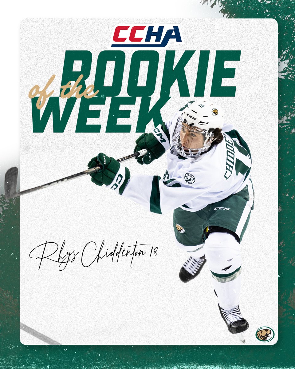 ✌️ <a href="/CCHAHockey/">CCHA</a> Players of the Week after a 🖐️ point weekend!!

Congrats Kyle and Rhys!

#GoBeavers #BeaverTerritory