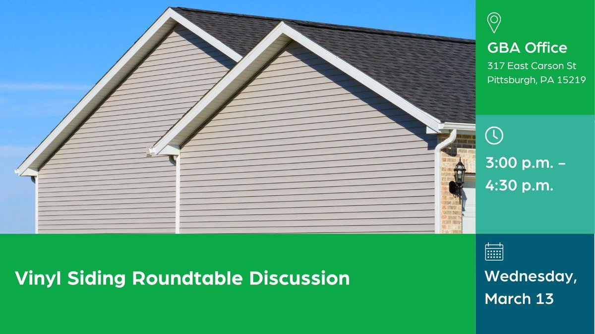 Are you a residential building retrofit and/or vinyl siding expert? We're inviting experts in residential building retrofits to come learn more about a new vinyl siding product at a contractor and designer roundtable. Learn more and register here: buff.ly/42Q5GBE