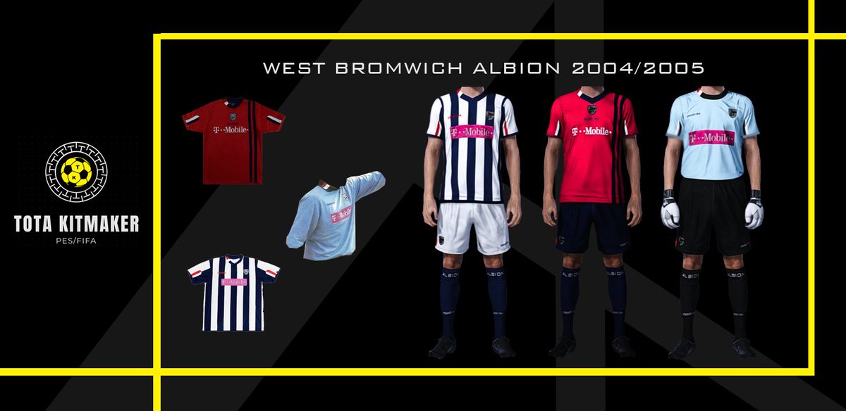 totakitmaker's tweet photo. PESKITS - West Bromwich Albion 2004/2005 (Home/Away/GK) https://t.co/Hywu0tH8yv
@guitag1972 @tiger_pes @kitsEfootball20 @NJiraya1994 @peslad @PESEditingBlog @PESEDITING @PesUniverse @PESCLASICO #totakitmaker #efootball #wba #pesmods #peskits #peskitmaker #kits #pes21 #pes2021 https://t.co/IiiUGx3yCr