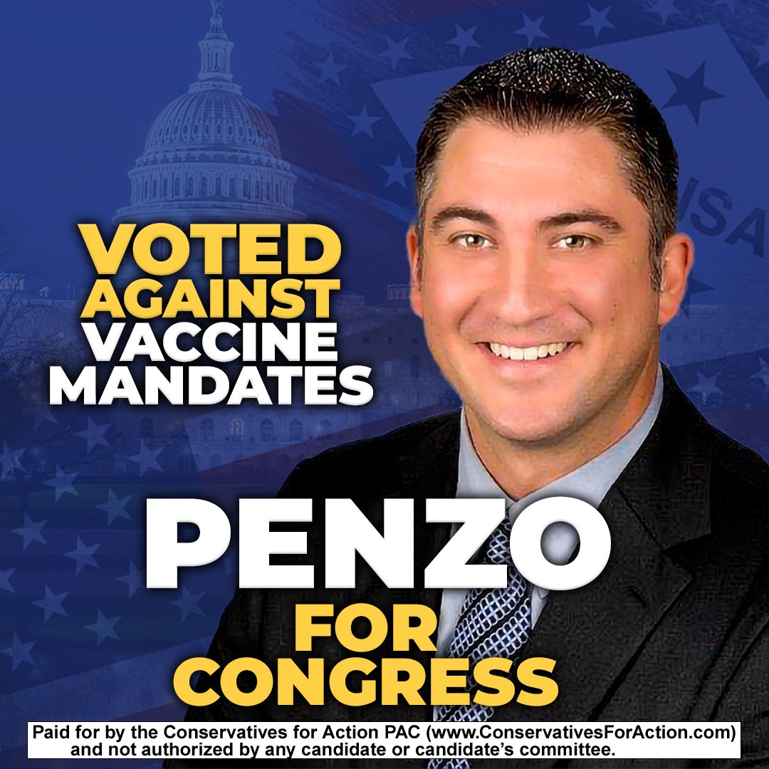 Vote for a candidate that will stand up for your personal rights and beliefs, vote Senator Penzo for Congress! #arpx #arnews #AR3 #PenzoForCongress