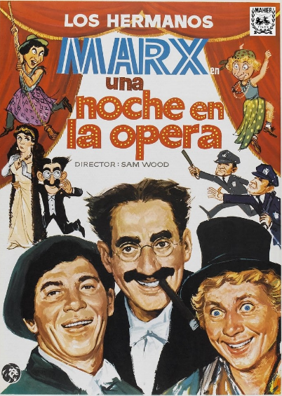 Organitza't pel cap de setmana!

📽️PROJECCIÓ ZINE KANALLA📽️

UNA NOCHE EN LA ÓPERA (1935), de Sam Wood  
📆Dissabte, 2 de març📆
⏲️ a les 10:30 h⏲️
a la sala polivalent de la biblioteca.

Després de la pel·lícula hi haurà col·loqui i sorpreses!
<a href="/BibliotequesLH/">Biblioteques de L'H</a> 
#zinekanalla