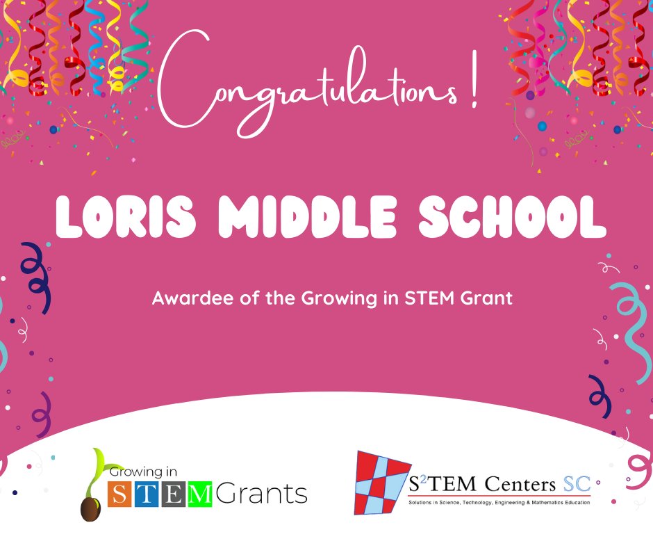 SCCMS_STEM's tweet photo. As part of #SCSTEMMonth, South Carolina’s Coalition for Mathematics & @S2TEMCentersSC would like to congratulate to our 2024 Growing in STEM Grants Awardees https://t.co/S0vDgxVfnN ! 🏆 https://t.co/Cdh4xmADXn