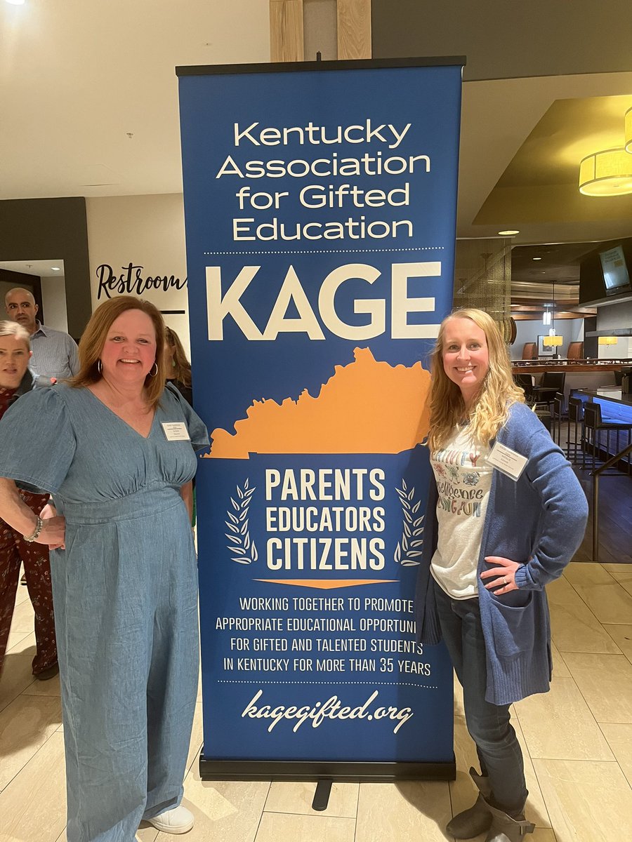SchmittInSchool's tweet photo. Enjoying Day 1 of @KAGEgifted conference with some amazing teachers! @Mrsbaucomsclass @MsTMorrison @cmudd19 @tullyelemjcps @JCPSGT https://t.co/x3XnySeEHD
