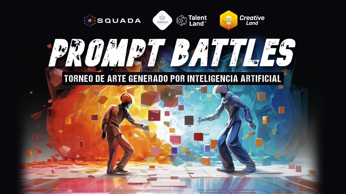 🚨 ¡Atención creadores! 🎨 Arranca el registro para la tercera entrega de PROMPT BATTLES. No dejes pasar la oportunidad de competir en vivo y destacar tu talento artístico utilizando inteligencia artificial en Jalisco Talent Land. ¡Inscríbete hoy! 🌟 

forms.gle/e2NTZw9dsrH8RS…