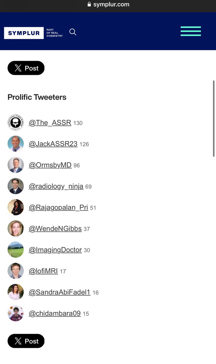 @WendeNGibbs @The_ASSR @AmishDoshiMD @TimAmrheinMD @dsmeets @Askemed @MGalganoMD @JohnHShinMD @LeviChazen #ASSR24 was great with hands-on workshop, an AI Shark Tank, great spine lectures, & great seeing colleagues old & new! The social media numbers look awesome (@KSeifertMD et al). I did really enjoy the Nutella infused snacks.😋 Looking forward to #ASSR25 next year!