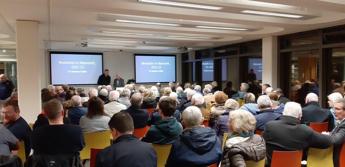 Maynooth University Library (@library_mu) on Twitter photo Huge turnout for the 2nd lecture in this year's #MaynoothThroughTheAges series! Dr Seamus Cullen is presenting on the impact of the Irish Revolution on Maynooth, here seen being introduced by <a href="/ciaranjreilly/">Ciarán Reilly</a>
<a href="/MaynoothHist/">Maynooth History</a> <a href="/StPatsMaynooth/">St Patrick's Pontifical University</a> Huge turnout for the 2nd lecture in this year's #MaynoothThroughTheAges series! Dr Seamus Cullen is presenting on the impact of the Irish Revolution on Maynooth, here seen being introduced by <a href="/ciaranjreilly/">Ciarán Reilly</a>
<a href="/MaynoothHist/">Maynooth History</a> <a href="/StPatsMaynooth/">St Patrick's Pontifical University</a>