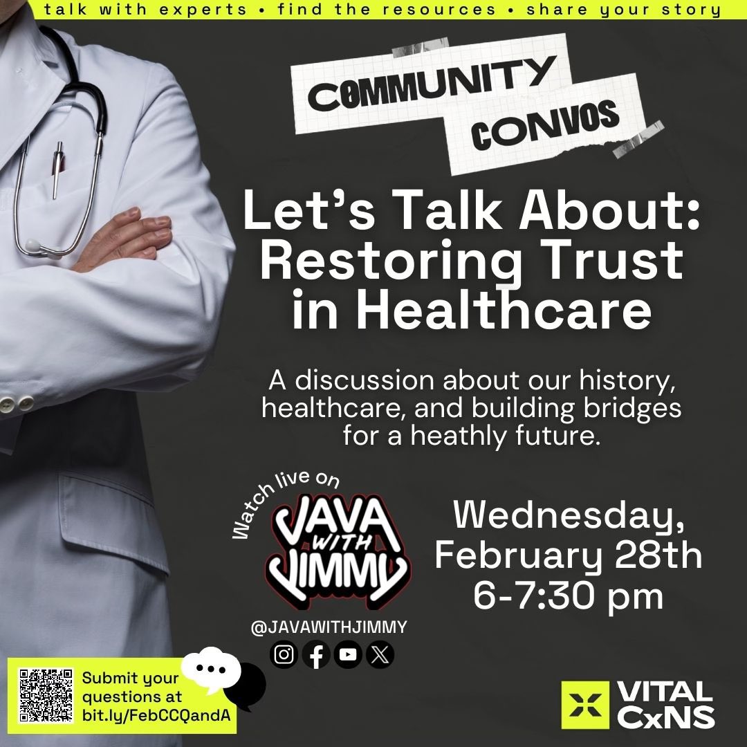 javawithJimmy's tweet image. We’re excited to bring you a #specialbrew of #YourHealthyJava in partnership with @VitalCXNs later this week… make sure you plan to tune in !!! 

WATCH HERE LIVE
WED | FEB 28 | 6 PM

#HealthEquity