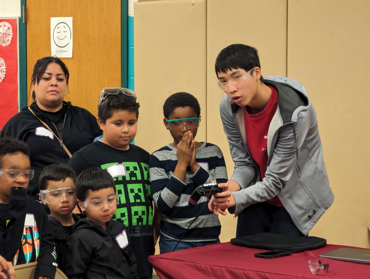 Blair Robot Project (@frcteam449) on Twitter photo We supported the 2024 Drew Elementary STEAM Family Night, reaching over 325 students and parents! Oliver (slide 4), a sophomore on Team 449, was a graduate of Drew Elementary. His involvement on the team has come back full circle to the community! We supported the 2024 Drew Elementary STEAM Family Night, reaching over 325 students and parents! Oliver (slide 4), a sophomore on Team 449, was a graduate of Drew Elementary. His involvement on the team has come back full circle to the community!