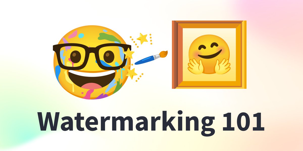 Detecting AI-generated deepfakes with tools like watermarks is more important than ever. 🖼️🤖 But what are watermarks, and how do they work? Check out our latest ML & Society team blog post about AI watermarking and how it works in image, text and audio: huggingface.co/blog/watermark…